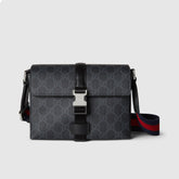 Gucci Men's Adjustable Shoulder Strap Solid Color Letter Print Buckle Closure Single Shoulder Crossbody Bag Bags #77194