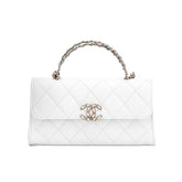 Chanel Women's Solid Color Diamond Pattern Chain Shoulder Strap Grain Embossed Leather Flap Bag Single Shoulder Handbag Crossbody Bags #77513
