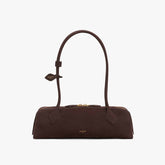 Alaia Le-Teckel Women's Goatskin Long Handle Handbag Solid Color Zipper Casual Shoulder Bag Bags #77835