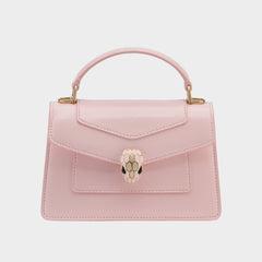 Bvlgari Women's Serpenti Forever Series Fashion Solid Color Mini Top Handle Bags Leather Bags #71971