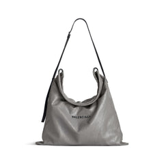 Balenciaga Women's Old Hardware Accessories Zipper Closure Sheep Leather Tote Bag Single Shoulder Crossbody Bags #75936
