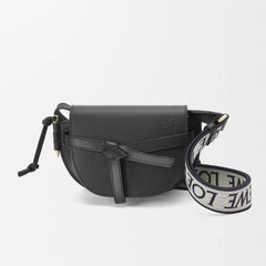 Loewe Women's Solid Colour Adjustable Shoulder Strap Mini Soft Cowhide Jacquard Gate Dual Shoulder Crossbody Handbag Bag Bags #76932
