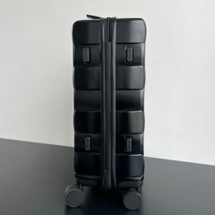 Bottega Veneta Odyssey Men's And Women's Locking Zipper Closure Polycarbonate Solid Color Luggage Trolley Case Bag #75332