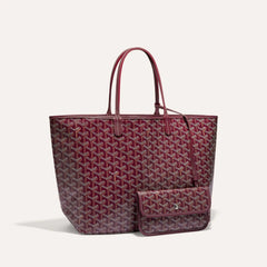 GOYARD Men's Women Saint Louis Handbag Y Full Print Casual Mother Bag Leather Shoulder Bag Tote Bags #77386