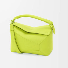 Loewe Women's Detachable Shoulder Strap Logo Solid Color Small Cowhide Puzzle Handbags Casual Slanting Tote Handbag Bag Bags 0011189438 #76828