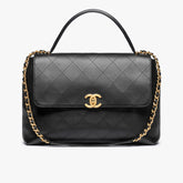 Chanel Spring And Summer Maxi Mouth Cover Bag With Handle Women's Temperament Fashion Luxury Gold Buckle Flap Bag Chain Clutch Bags AS5543-B20111-94305 #76836