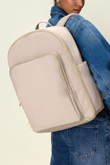 The Travel Backpack in Beige