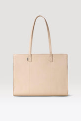 The Work Tote in Beige