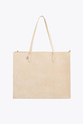 The Large Work Tote in Beige