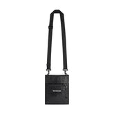 Balenciaga Men's Solid Color Monogrammed Logo Intaglio Lambskin Shoulder Crossbody Bag Bags #75672