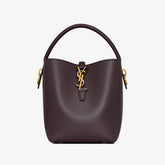 Saint Laurent Women's LE 37 Logo Hook Buckle mini Small Glossy Solid Color Bucket Bag Suede Leather Handbags Casual Bags 7490362R20W9207 #81334