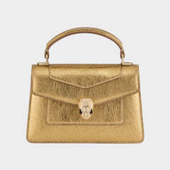 Bvlgari Women's Serpenti Forever Series Fashion Solid Color Mini Top Handle Bags Leather Bags #71971