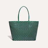 GOYARD Artois Men's Women's Y Word Old Flower Full Print Leather Shoulder Bag Zipper Closure Casual Tote Bags #77388