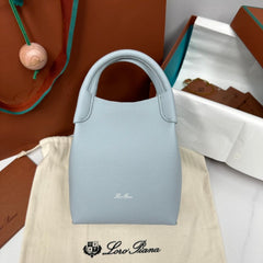 Loro Piana Women's Solid Color Detachable Shoulder Strap Cowhide Leather Single Shoulder Slanting Handbag Bag Bags #75417