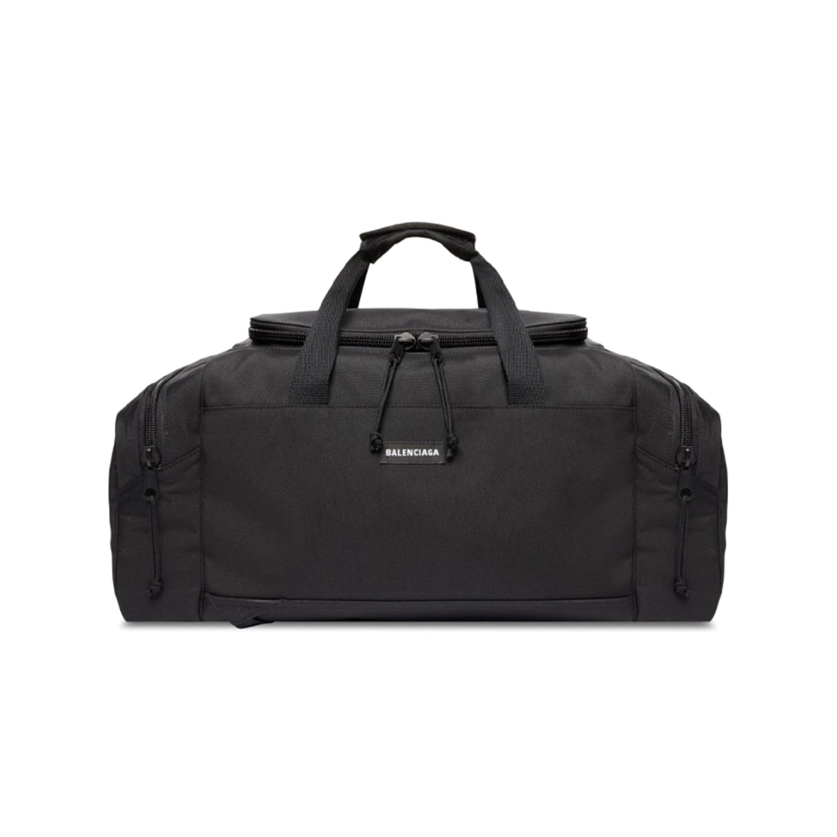 Balenciaga Men's Black Letter Logo Zipper Closure Polyester Backpack Shoulder Bag Tote Bags #75667