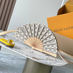 Louis Vuitton Lv Fan Handbag Canvas Men's Women's Summer Trendy Temperament Clutch  Bag Bags #76856