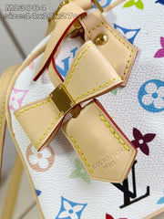 Louis Vuitton LV x TM Handbag East West Women's Removable Shoulder Strap Zipper Closure Colorful Monogram Printed Printed Coated Canvas Leather Trimmed Shoulder Crossbody Bag Bags #75437