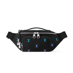 Louis Vuitton Men's Embroidered Letter Printed Solid Colour Cowhide Waist Bag Bags #76627