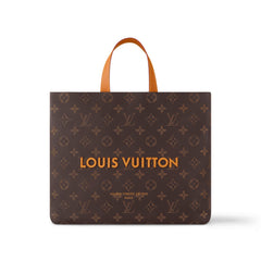 Louis Vuitton Women's Letter Logo Printed Leather Tote Bag Shopper Tote Handbags Bags #77792