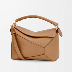 Loewe  Women's Detachable Shoulder Strap Logo Solid Color Small Cowhide Puzzle Handbags Casual Slanting Tote Handbag Bag Bags 0011189438 #76828