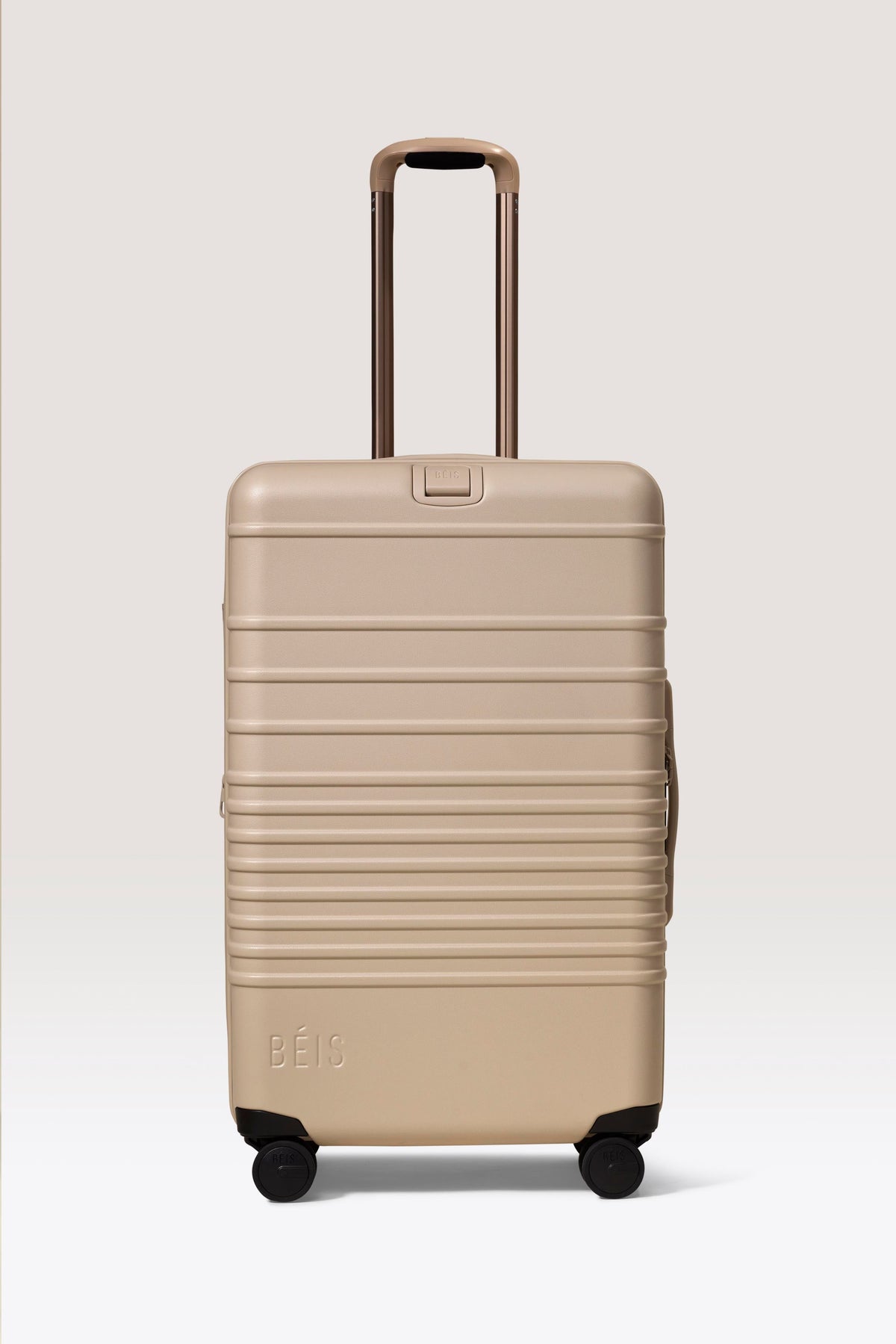 The Medium Check-In Roller in Beige