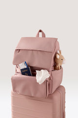 The Ultimate Diaper Backpack in Atlas Pink
