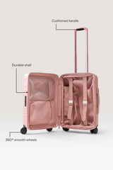 The Carry-On Roller in Atlas Pink