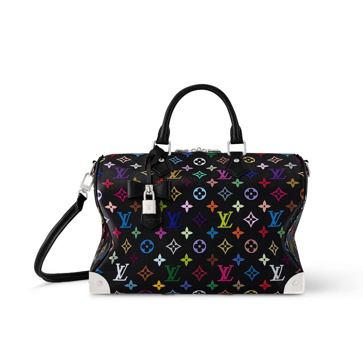 Louis Vuitton Lv X Tm Speedy Soft 30 Women Solid Color Detachable Adjustable Shoulder Strap Zipper Closure Cow Leather Single Shoulder Crossbody Tote Travel Bag Bags #75433