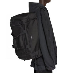 Balenciaga Men's Black Letter Logo Zipper Closure Polyester Backpack Shoulder Bag Tote Bags #75667