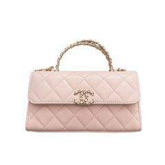Chanel Women's Solid Color Diamond Pattern Chain Shoulder Strap Grain Embossed Leather Flap Bag Single Shoulder Handbag Crossbody Bags #77513
